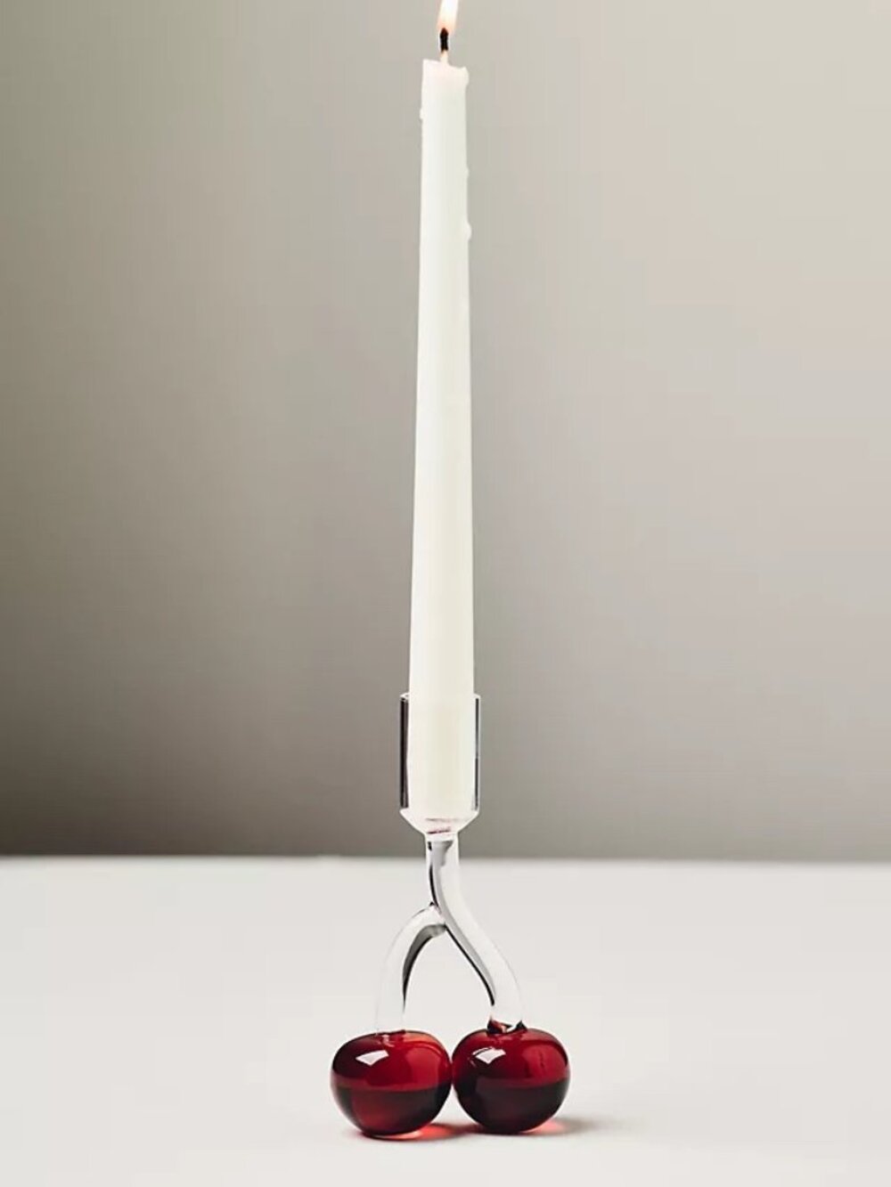 CeCi Cherry Candle Holders (Set of 2)